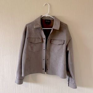 Truth by Republic Snap Front Faux Suede Jacket in like new condition. Worn once.